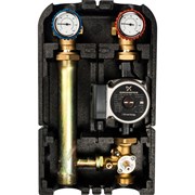 Насосная группа Stout с 3-х ходовым приводным смесителем 1" с насосом Grundfos UPSO 25-65