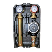 Насосная группа Barberi с прямым контуром 1" с насосом Grundfos UPSO 25-65 в теплоизоляции (01G02500C)