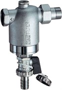 Фильтр для воды FAR хромированный 100мкм с манометром 1/2" НР-ВР (FA 3946 12100)