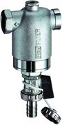 Фильтр для воды FAR хромированный 300мкм с манометром 1/2" ВР-ВР (FA 3948 12)