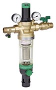 Фильтр для воды Honeywell промывной (холодная вода) с регулятором давления и манометрами HS10S-1/2"AA