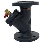 Фильтр сетчатый фланцевый чугун Danfoss FVF с краном для слива Ду 20 Ру16 (065B7727)
