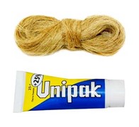 Паста герметик Unipak 25гр.+лен 13гр. (набор)