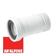 Гофра для унитаза McALPINE Ф90/110, длина 200-330мм (WC-F20R)