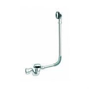 Сифон для ванны автомат хромированный тип кнопка McALPINE 1 1/2" (BRASSTRAP-50-CP)
