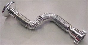 Гофра для сифона хромированный пластик раструб Bonomini 1 1/4"x40mm (9354FM32B7)