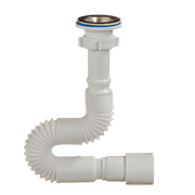 Гофра с выпуском Орио 1 1/4"x40/50mm, длина 320–650mm (A-3016)
