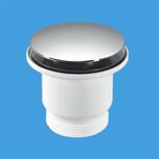 Выпуск для сифона McALPINE 1 1/2", пробка тип кнопка c решеткой D=70мм (CWS70-CB)