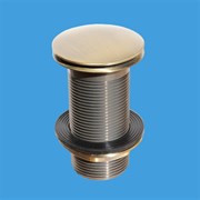 Донный клапан для раковины нажимной McALPINE бронзовый 1 1/4" (CWU60-AB)