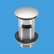 Донный клапан для раковины с переливом нажимной McALPINE 1 1/4" (CW60-CB)