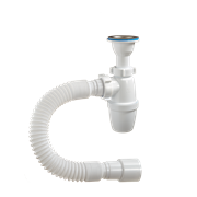 Сифон для раковины Орио 1 1/4" с гофрой ф50/40 (A-32019)