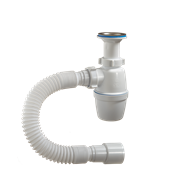 Сифон для раковины Орио 1 1/2" с гофрой ф50/40 (A-40029)