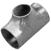 Тройник стальной оцинкованный переходной Дн 108x4,0-89х3,5 (Ду 100х80) бесшовный ГОСТ 17376-2001