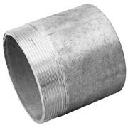 Резьба стальная оцинкованная 1 1/2" (Ду 40) L=35мм ГОСТ 3262-75