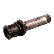 Сгон стальной оцинкованный 1 1/4" (Ду 32) L=130мм в комплекте ГОСТ 8969-75 КАЗ
