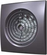 Вентилятор Эра D125 (30 дБ, обратный клапан), цвет dark gray metal