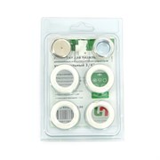 Монтажный комплект для радиатора отопления Uni-Fitt 3/4", цвет RAL 9010