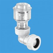 Канализационный обратный клапан McALPINE вертикальный компрессионый D=19-23мм (TUNVALVE)