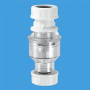 Канализационный обратный клапан McALPINE вертикальный компрессионый D=19-23мм (TUN5-CL)