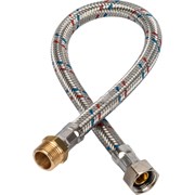 Гибкая подводка для воды Stout НР 3/8" х ВР 3/8", 60 см