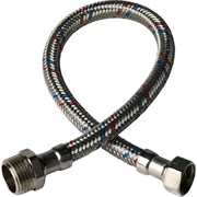 Гибкая подводка для воды Stout НР 1/2" х ВР 3/8", 40 см