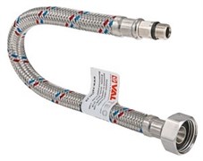 Гибкая подводка для смесителя Valtec штуцер M10 (18 мм) x ВР 1/2", 60 см