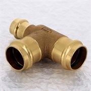 Тройник редукционный SANPRESS бронзовый пресс для медных труб Viega 28 x 28 x 15