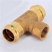 Тройник ВР пресс для медных труб Viega 54 x 1/2"