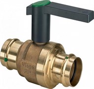 Кран шаровый Easytop пресс для медных труб Viega 28