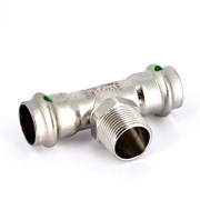 Тройник НР пресс для труб из нержавеющей стали Viega 28 x 3/4&quot;