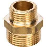 Ниппель переходной НН латунный Stout 3/4" x 1/2"