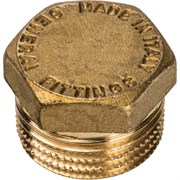 Заглушка НР латунная Stout 1/2"