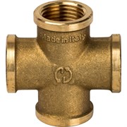 Крестовина ВР латунная Stout 3/4&quot;