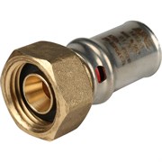 Муфта с накидной гайкой пресс для мeталлопластиковых труб Stout 16 x 1/2&quot;
