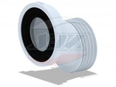 Эксцентрик для унитаза пластиковый, смещение 40мм, Ани Пласт ф110 (W0420)