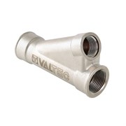Тройник для гильзы погружного датчика 45° ВВ Valtec 1" x 1/2" x 1"