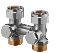 Мультифлекс Oventrop прямой, multiflex V, запорно-присоединительный G3/4"НГ x G3/4"НР (1016241)