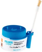 Флюс-паста с добавлением мягкого припоя Felder Cu-Rofix®4-Spezial, с серебром, с держателем  для кисточки, 250 гр