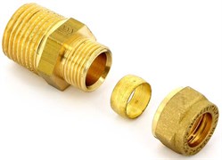 Муфта компрессионная для медных труб Tiemme НР 10 х 1/2"