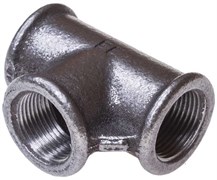 Тройник ЕЕ ВР 3/4", черный