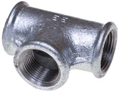 Тройник ЕЕ ВР 2 1/2", оцинкованный