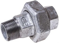Американка ЕЕ коническая ВР-НР 2 1/2", оцинкованная
