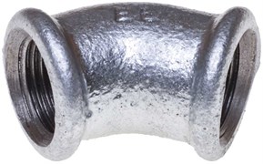 Угол ЕЕ 45° ВР 3/4", оцинкованный