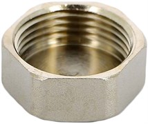 Заглушка ВР никелированная Uni-Fitt 1/2"