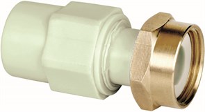 Муфта Pipelife Instaplast с накидной гайкой и пластиковым штуцером 25x3/4"