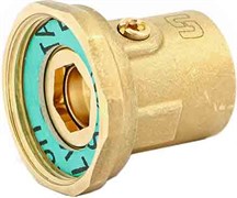 Резьбовое соединение Uni-Fitt со встроенным шаровым краном, ВР 1 1/2" х 1"