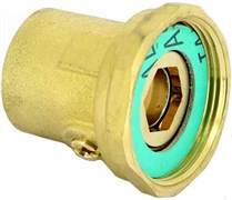 Резьбовое соединение Watts со встроенным шаровым краном, ВР 1 1/2" х 1"