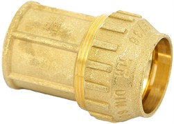 Муфта компрессионная для ПНД труб латунная Tiemme ВР 50 x 1 1/2"