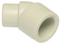 Угол полипропиленовый ВН Pipelife Instaplast 25x45°