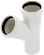 Тройник Rehau Raupiano Plus канализационный 75x50x45°